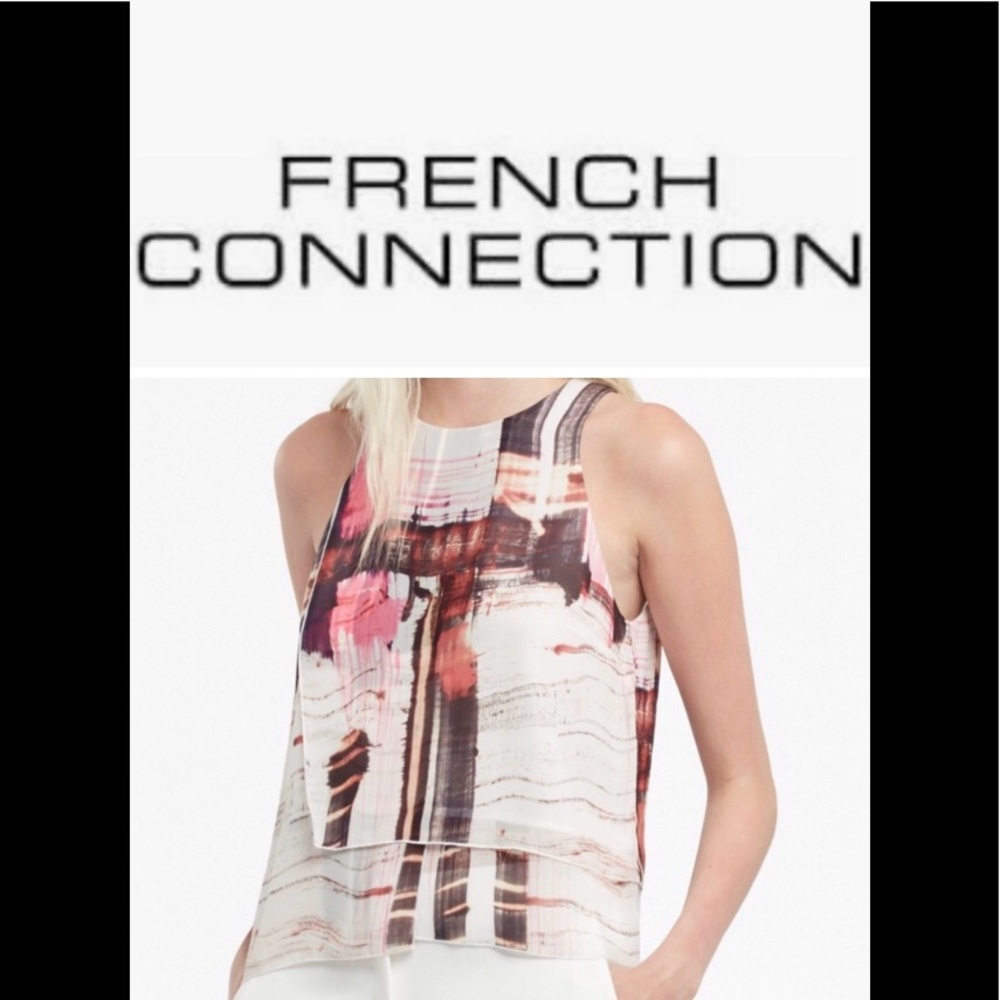 NWT French Connection Sheer Sleeveless Top 6